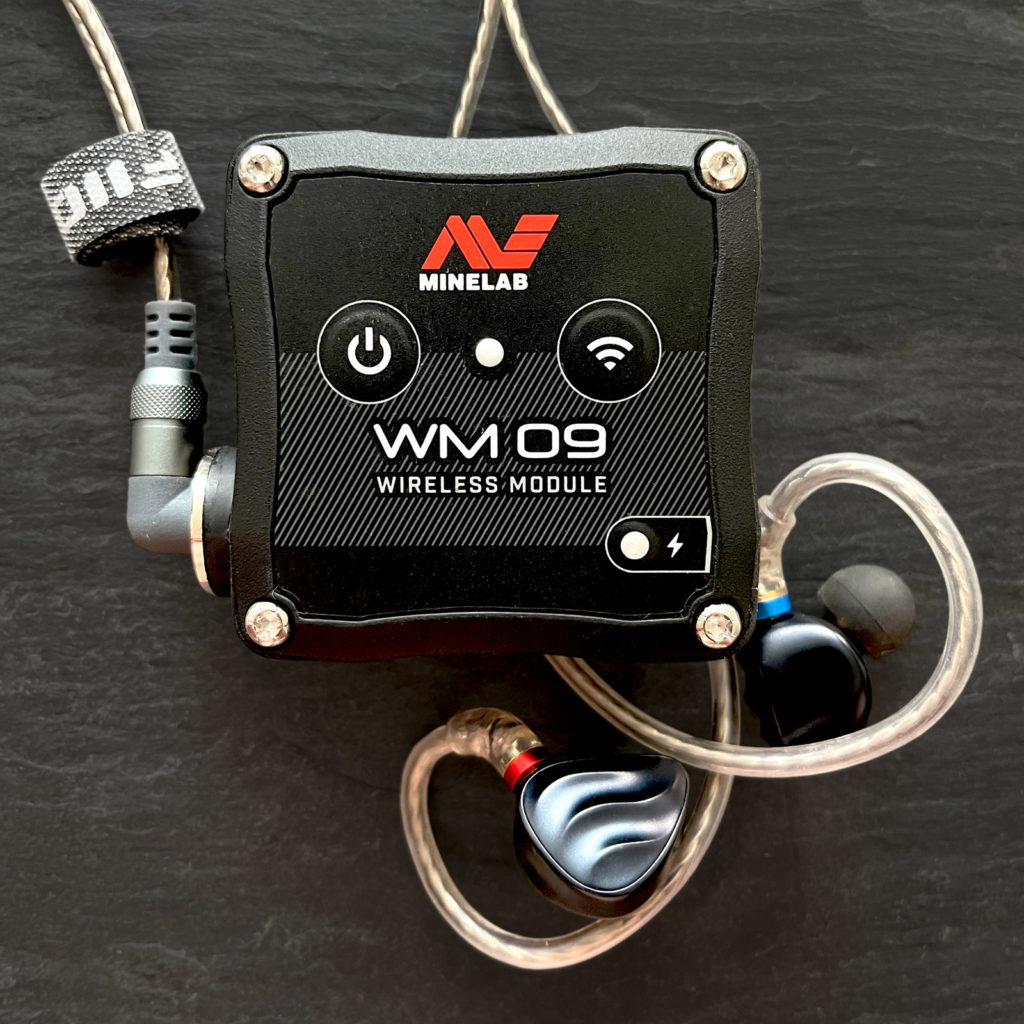 Minelab WM-09 Wireless Module with Fiio FH3 IEM's